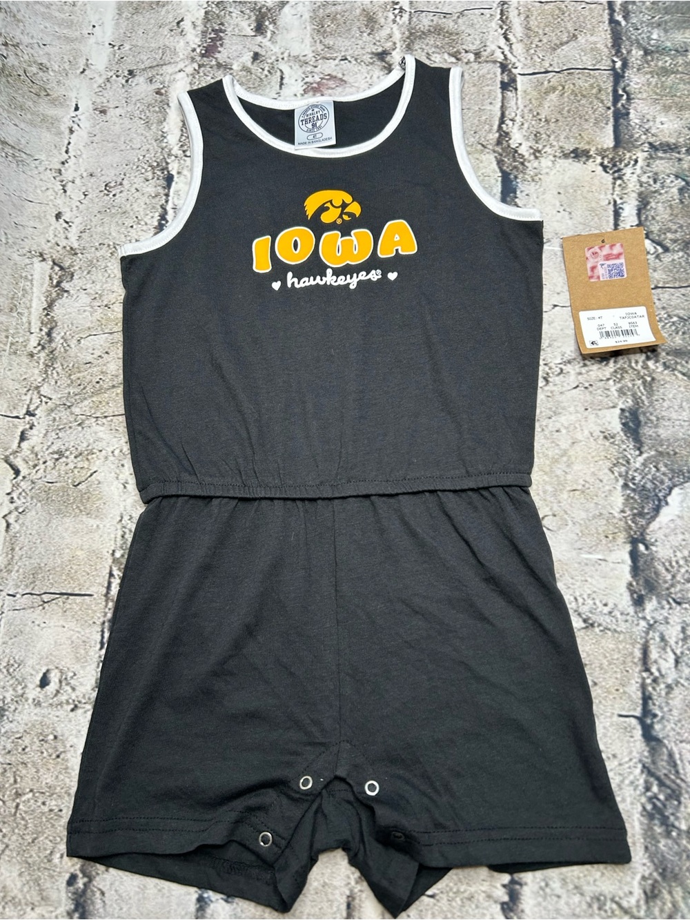 New! Rivalry Threads 91 Iowa Hawkeyes Toddler Jumper